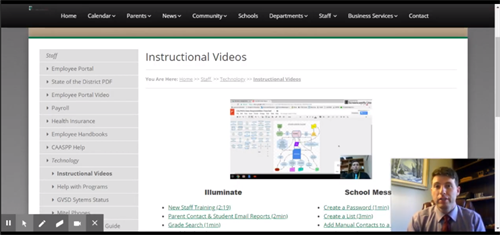 Instructional Videos Introduction Screen Shot & Link